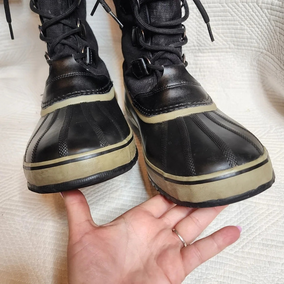 SOREL Men's 1964 Pac Nylon Waterproof Insulated Black Winter Boots Size 14 - Picture 9 of 16